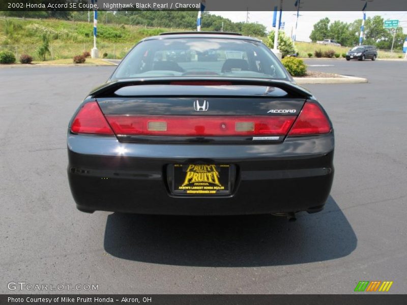 Nighthawk Black Pearl / Charcoal 2002 Honda Accord SE Coupe