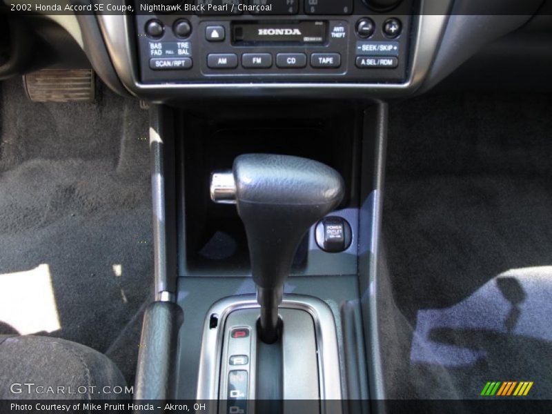 Nighthawk Black Pearl / Charcoal 2002 Honda Accord SE Coupe