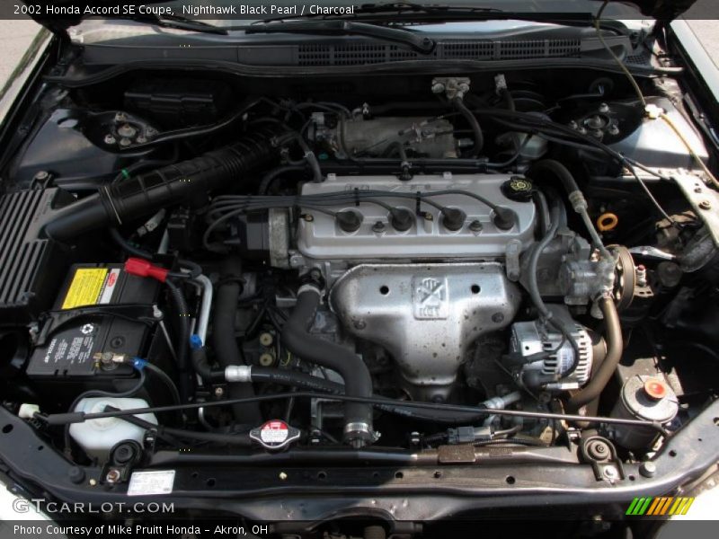 Nighthawk Black Pearl / Charcoal 2002 Honda Accord SE Coupe