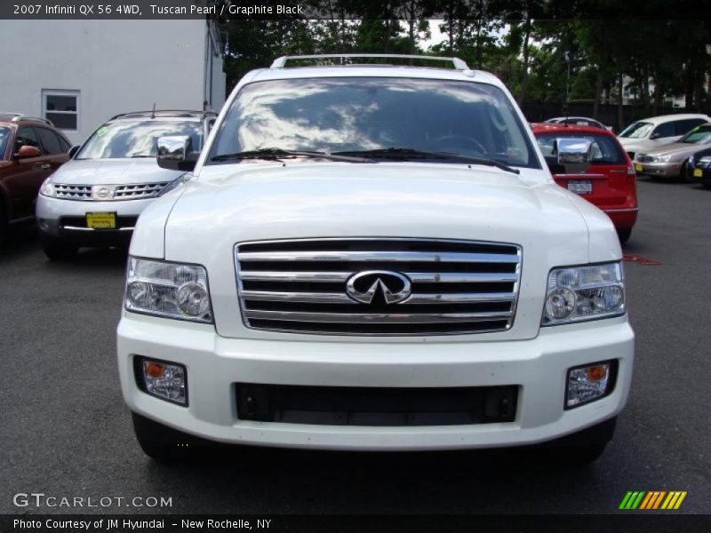 Tuscan Pearl / Graphite Black 2007 Infiniti QX 56 4WD