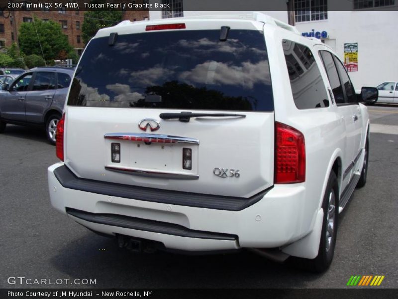 Tuscan Pearl / Graphite Black 2007 Infiniti QX 56 4WD