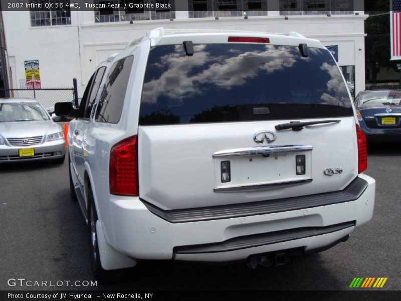 Tuscan Pearl / Graphite Black 2007 Infiniti QX 56 4WD