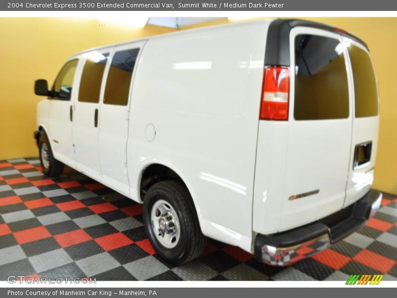 Summit White / Medium Dark Pewter 2004 Chevrolet Express 3500 Extended Commercial Van