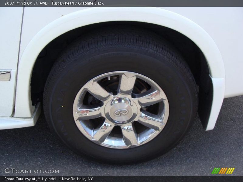 Tuscan Pearl / Graphite Black 2007 Infiniti QX 56 4WD
