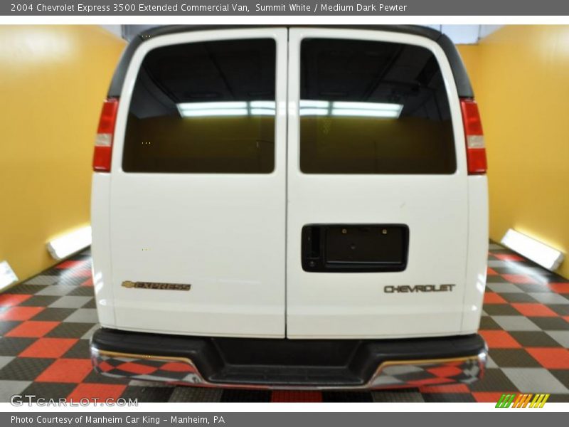 Summit White / Medium Dark Pewter 2004 Chevrolet Express 3500 Extended Commercial Van