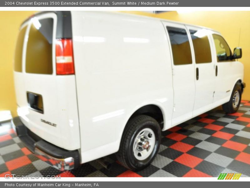 Summit White / Medium Dark Pewter 2004 Chevrolet Express 3500 Extended Commercial Van