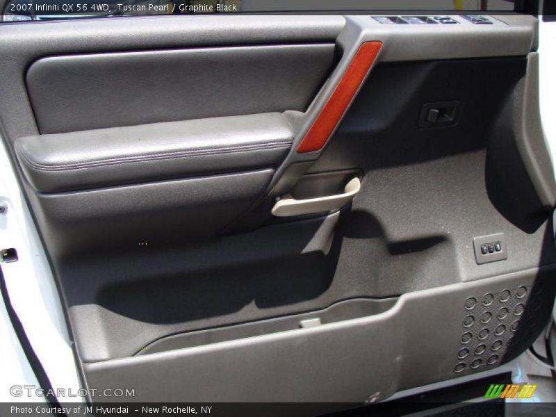 Tuscan Pearl / Graphite Black 2007 Infiniti QX 56 4WD
