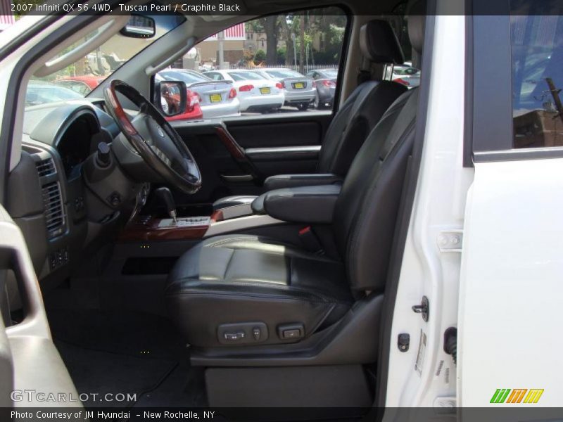 Tuscan Pearl / Graphite Black 2007 Infiniti QX 56 4WD