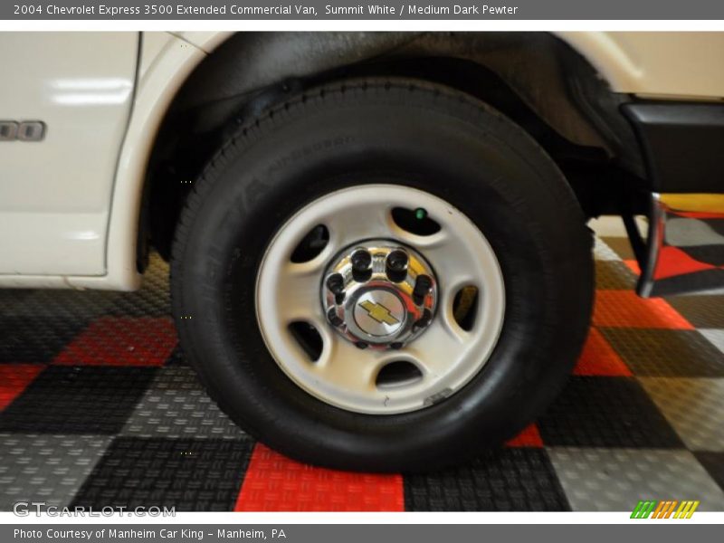 Summit White / Medium Dark Pewter 2004 Chevrolet Express 3500 Extended Commercial Van