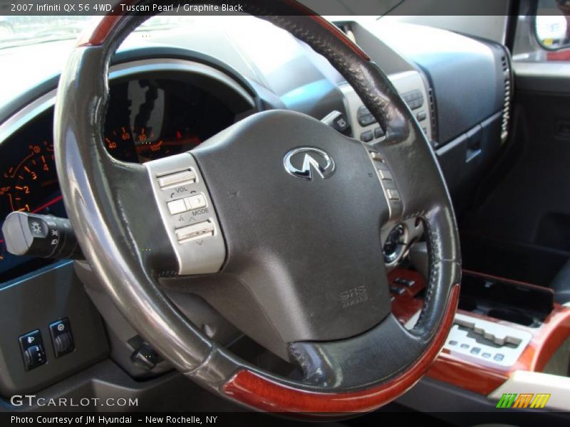 Tuscan Pearl / Graphite Black 2007 Infiniti QX 56 4WD