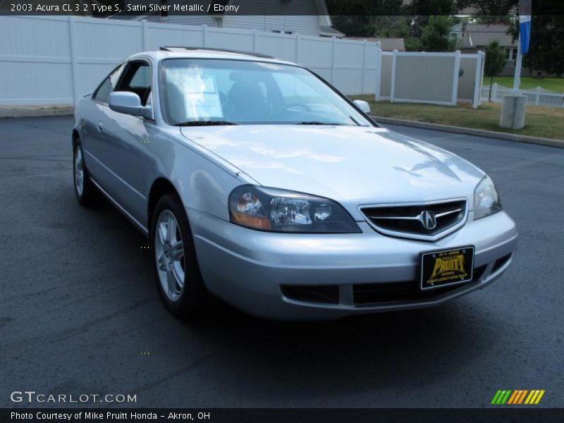 Satin Silver Metallic / Ebony 2003 Acura CL 3.2 Type S