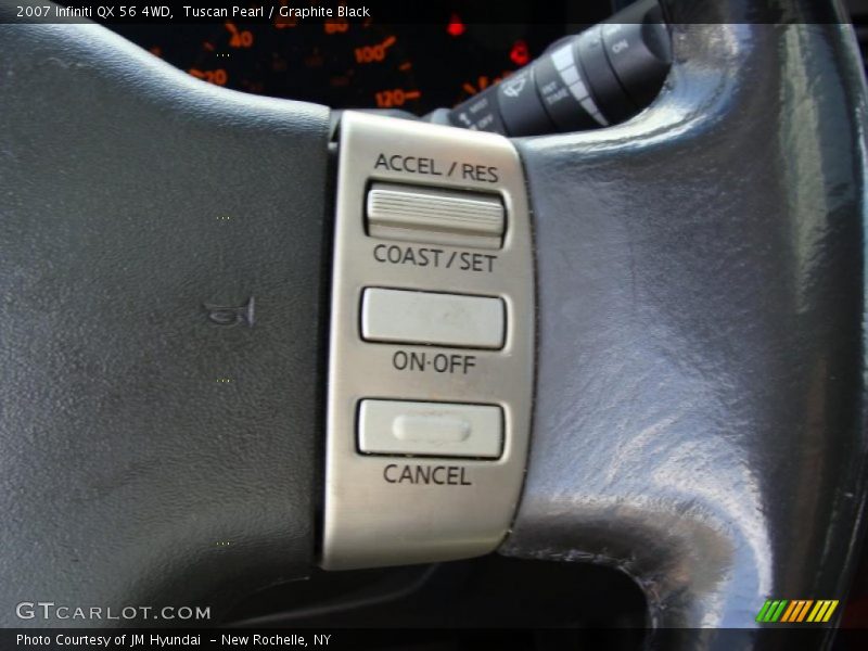 Tuscan Pearl / Graphite Black 2007 Infiniti QX 56 4WD