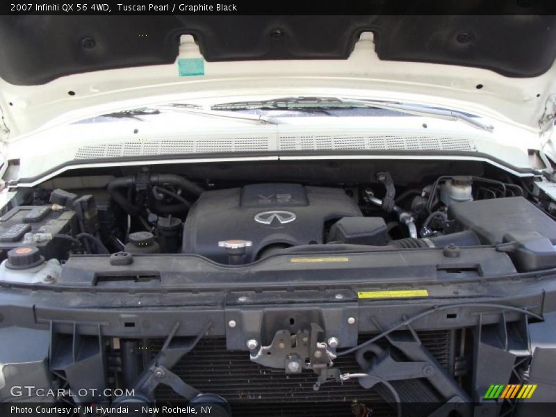 Tuscan Pearl / Graphite Black 2007 Infiniti QX 56 4WD