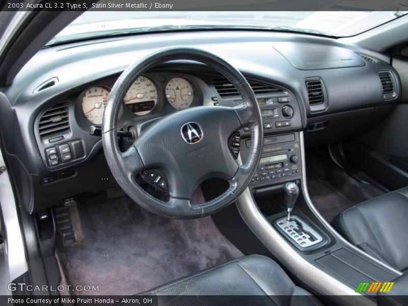 Satin Silver Metallic / Ebony 2003 Acura CL 3.2 Type S