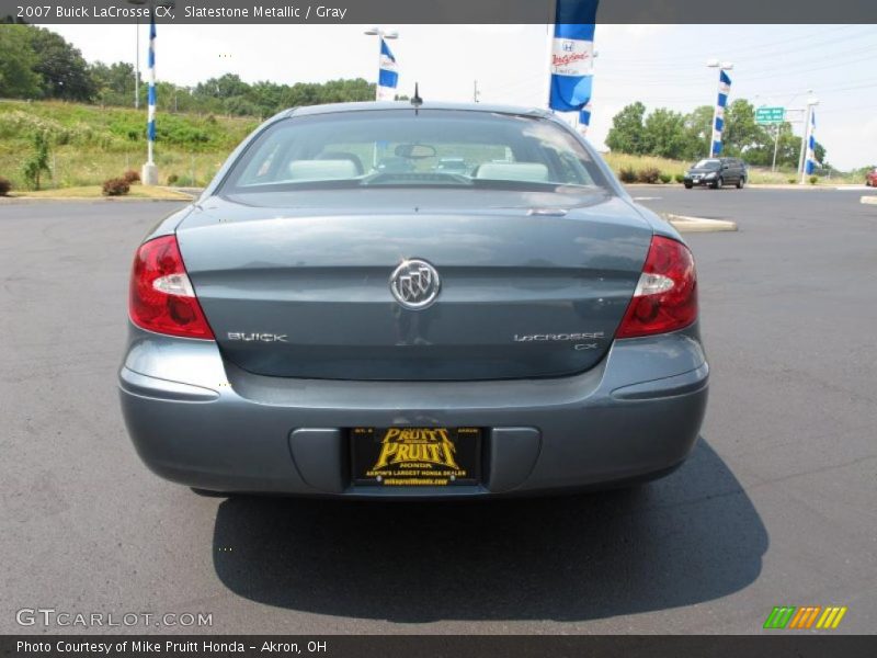 Slatestone Metallic / Gray 2007 Buick LaCrosse CX