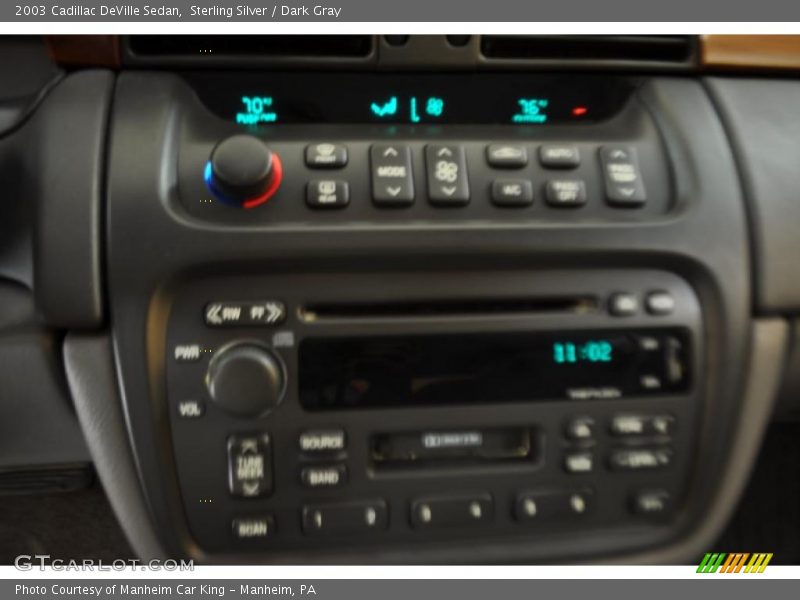 Sterling Silver / Dark Gray 2003 Cadillac DeVille Sedan