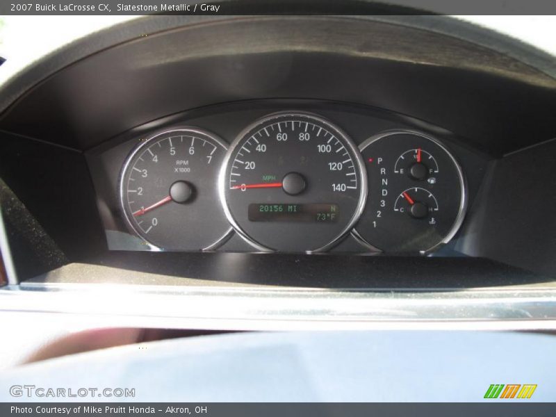 Slatestone Metallic / Gray 2007 Buick LaCrosse CX