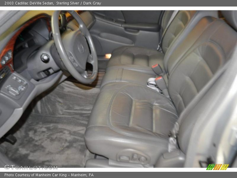 Sterling Silver / Dark Gray 2003 Cadillac DeVille Sedan