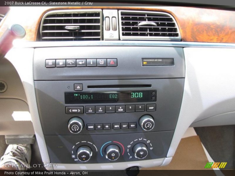 Slatestone Metallic / Gray 2007 Buick LaCrosse CX