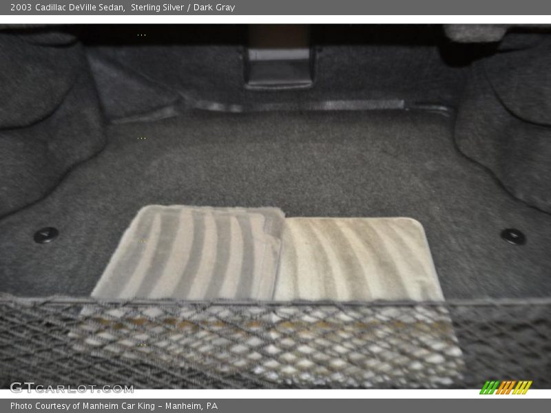 Sterling Silver / Dark Gray 2003 Cadillac DeVille Sedan