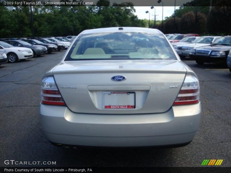 Smokestone Metallic / Camel 2009 Ford Taurus SEL