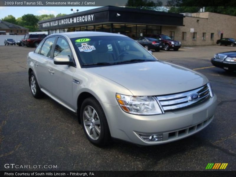 Smokestone Metallic / Camel 2009 Ford Taurus SEL