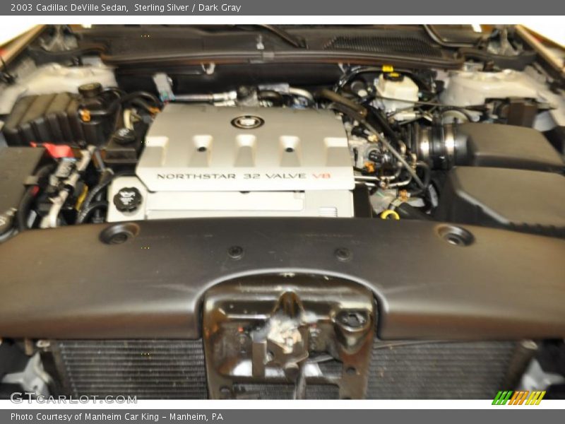 Sterling Silver / Dark Gray 2003 Cadillac DeVille Sedan