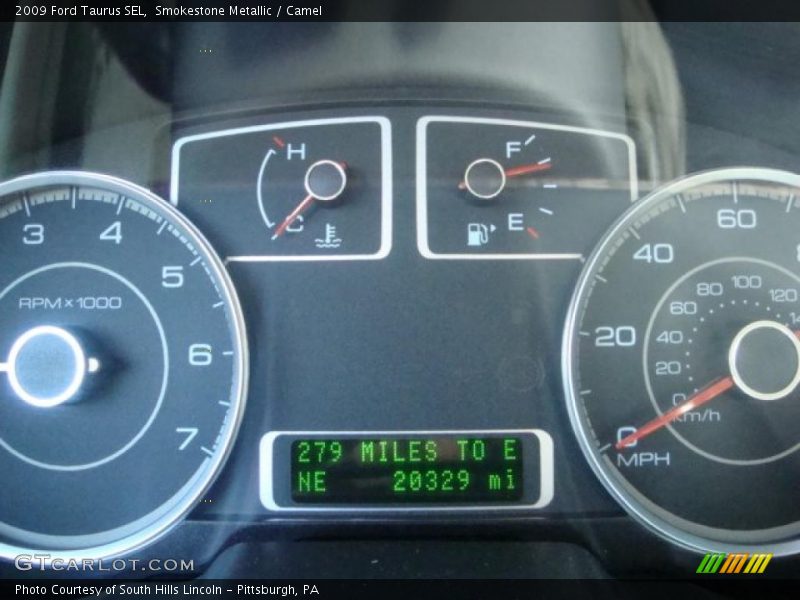 Smokestone Metallic / Camel 2009 Ford Taurus SEL