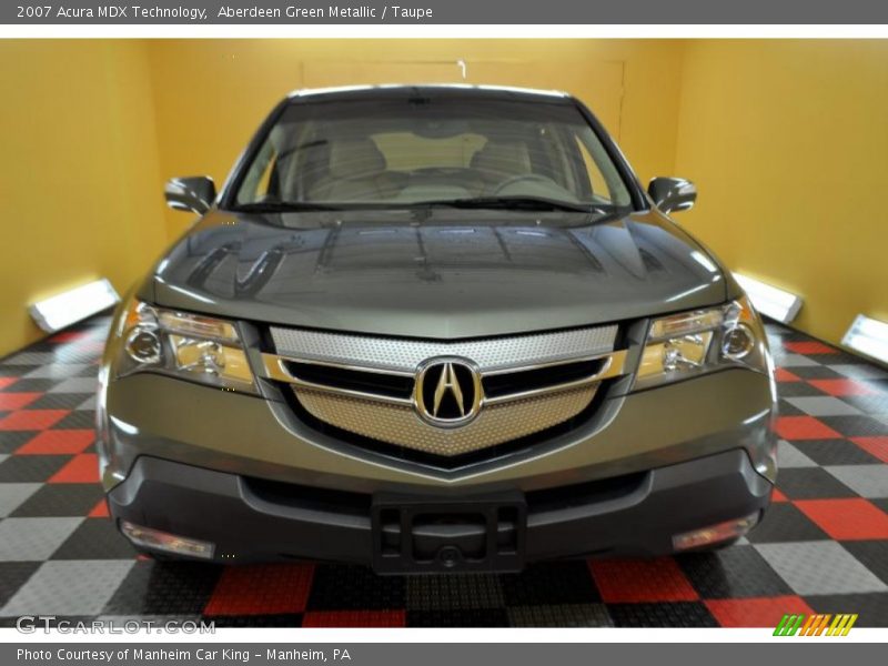 Aberdeen Green Metallic / Taupe 2007 Acura MDX Technology