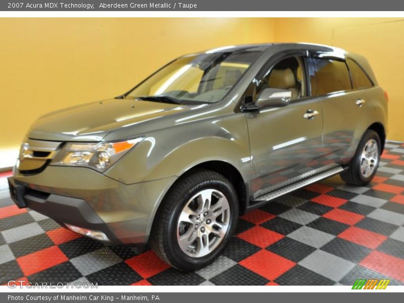 Aberdeen Green Metallic / Taupe 2007 Acura MDX Technology