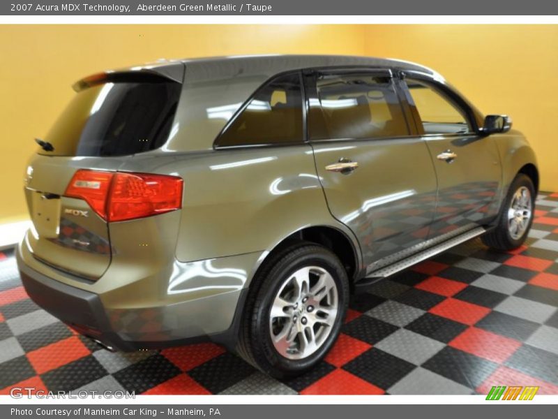 Aberdeen Green Metallic / Taupe 2007 Acura MDX Technology