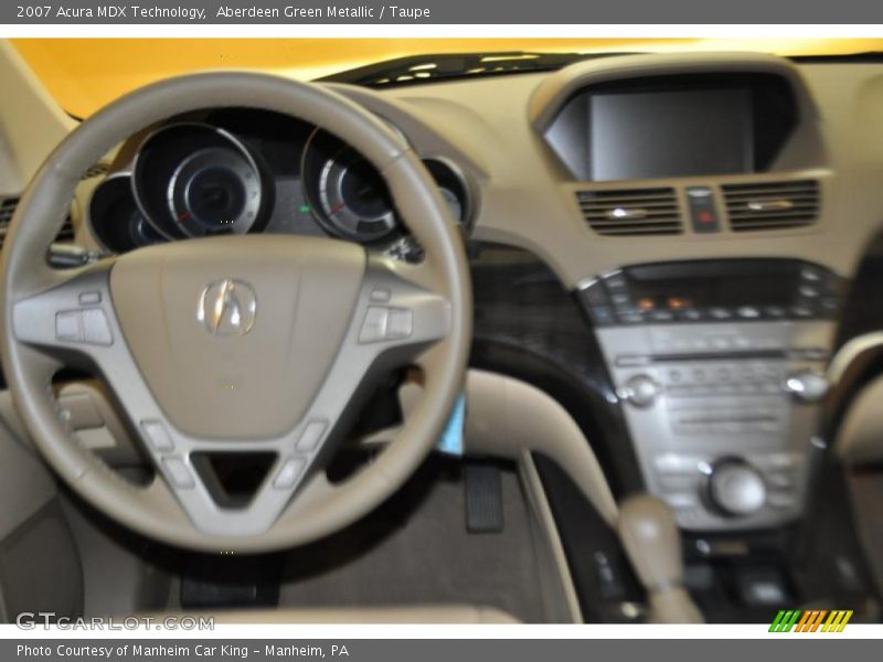 Aberdeen Green Metallic / Taupe 2007 Acura MDX Technology