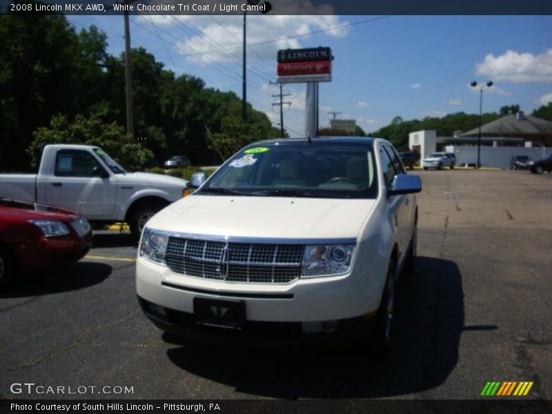 White Chocolate Tri Coat / Light Camel 2008 Lincoln MKX AWD