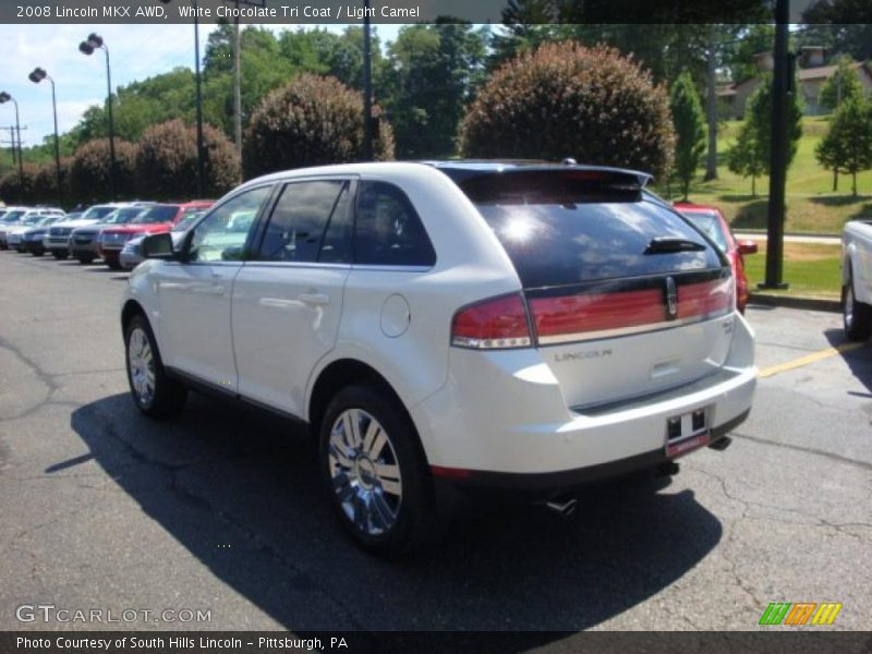 White Chocolate Tri Coat / Light Camel 2008 Lincoln MKX AWD