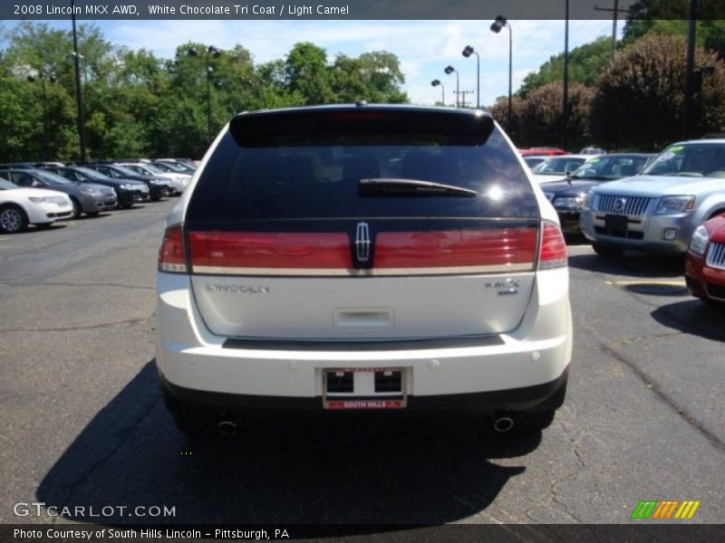 White Chocolate Tri Coat / Light Camel 2008 Lincoln MKX AWD
