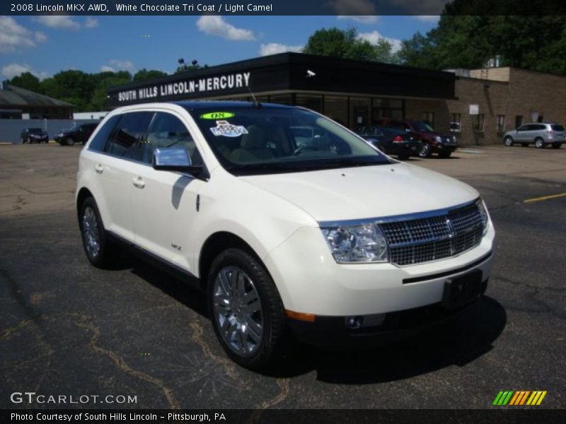 White Chocolate Tri Coat / Light Camel 2008 Lincoln MKX AWD