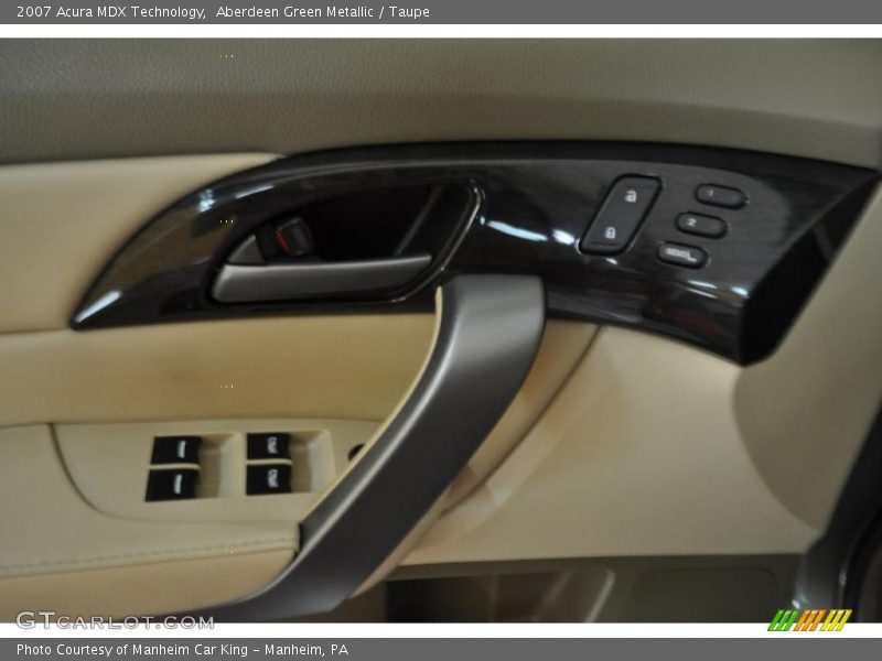 Aberdeen Green Metallic / Taupe 2007 Acura MDX Technology