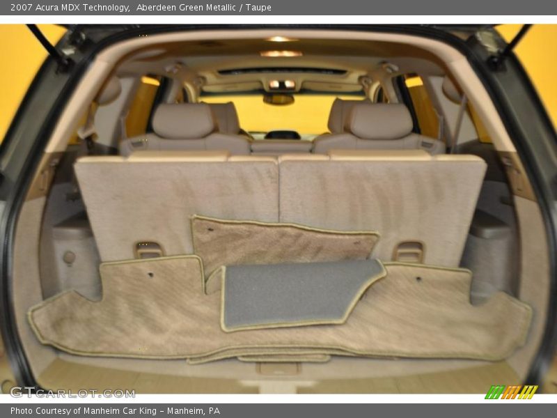 Aberdeen Green Metallic / Taupe 2007 Acura MDX Technology