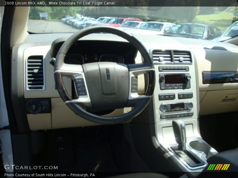 White Chocolate Tri Coat / Light Camel 2008 Lincoln MKX AWD