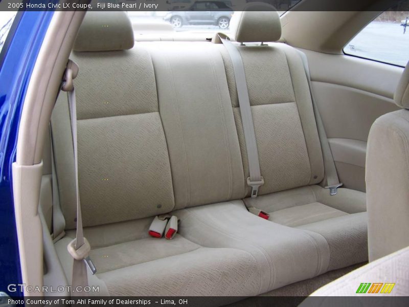 Fiji Blue Pearl / Ivory 2005 Honda Civic LX Coupe