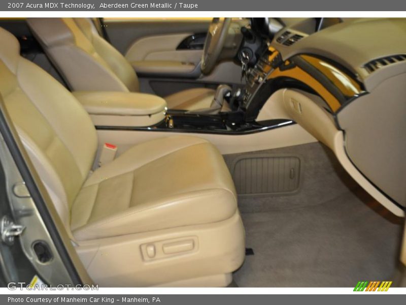 Aberdeen Green Metallic / Taupe 2007 Acura MDX Technology