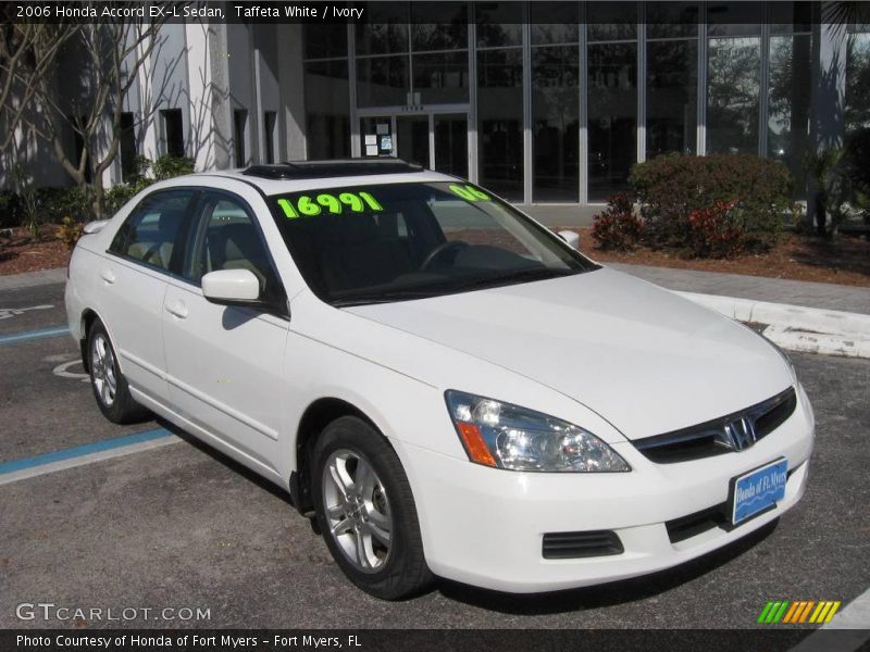 Taffeta White / Ivory 2006 Honda Accord EX-L Sedan