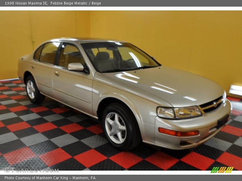 Pebble Beige Metallic / Beige 1998 Nissan Maxima SE
