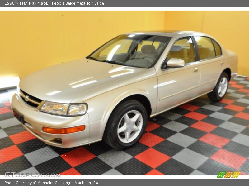 Pebble Beige Metallic / Beige 1998 Nissan Maxima SE