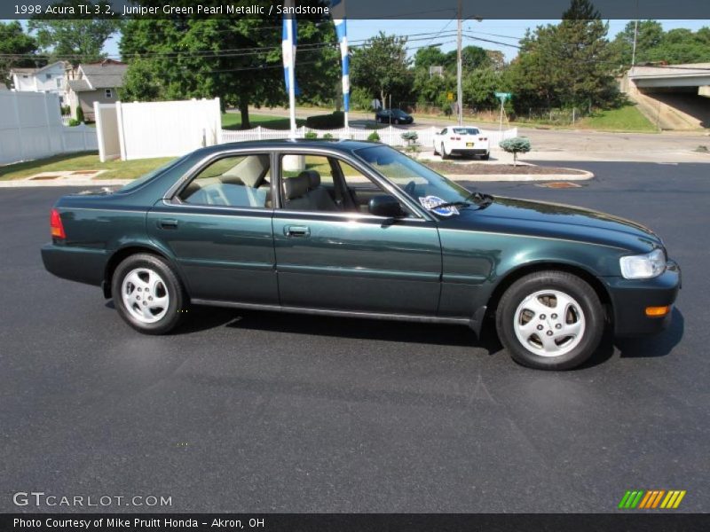 Juniper Green Pearl Metallic / Sandstone 1998 Acura TL 3.2