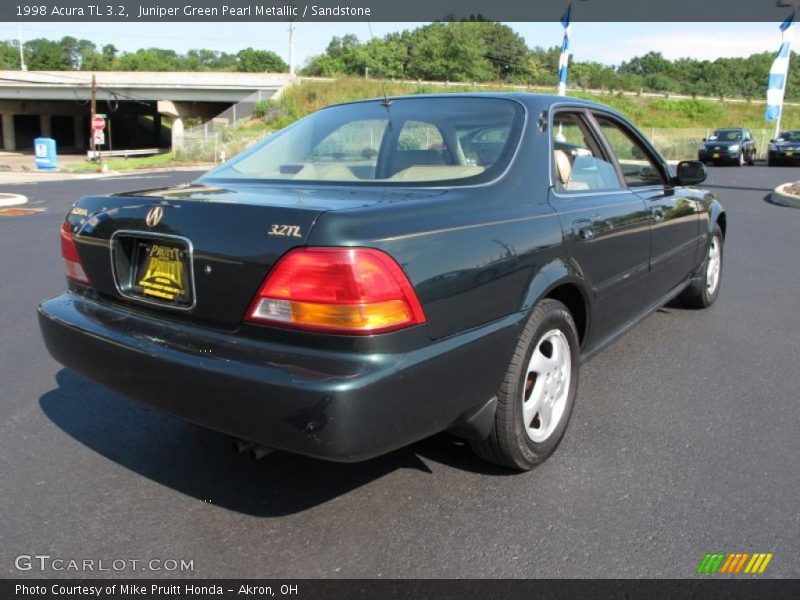 Juniper Green Pearl Metallic / Sandstone 1998 Acura TL 3.2