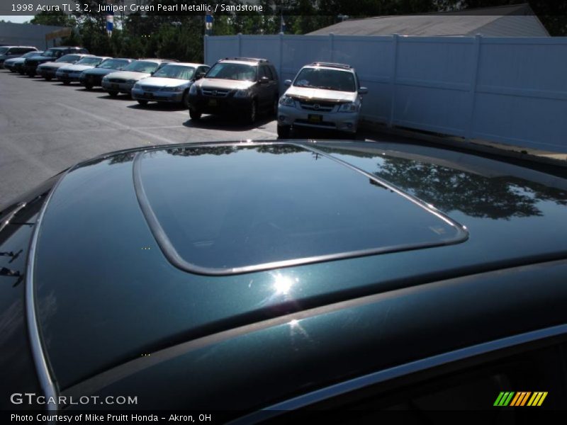 Juniper Green Pearl Metallic / Sandstone 1998 Acura TL 3.2