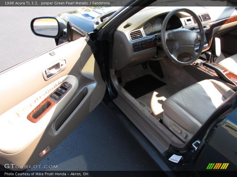 Juniper Green Pearl Metallic / Sandstone 1998 Acura TL 3.2