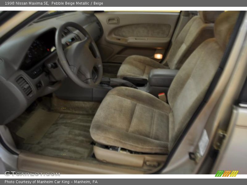 Pebble Beige Metallic / Beige 1998 Nissan Maxima SE