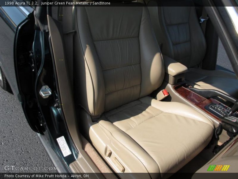 Juniper Green Pearl Metallic / Sandstone 1998 Acura TL 3.2
